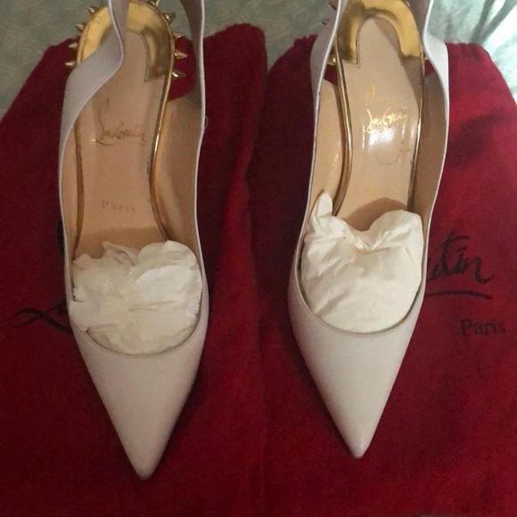 Survivita White/Gold Christian Louboutin’s - Picture 4 of 7